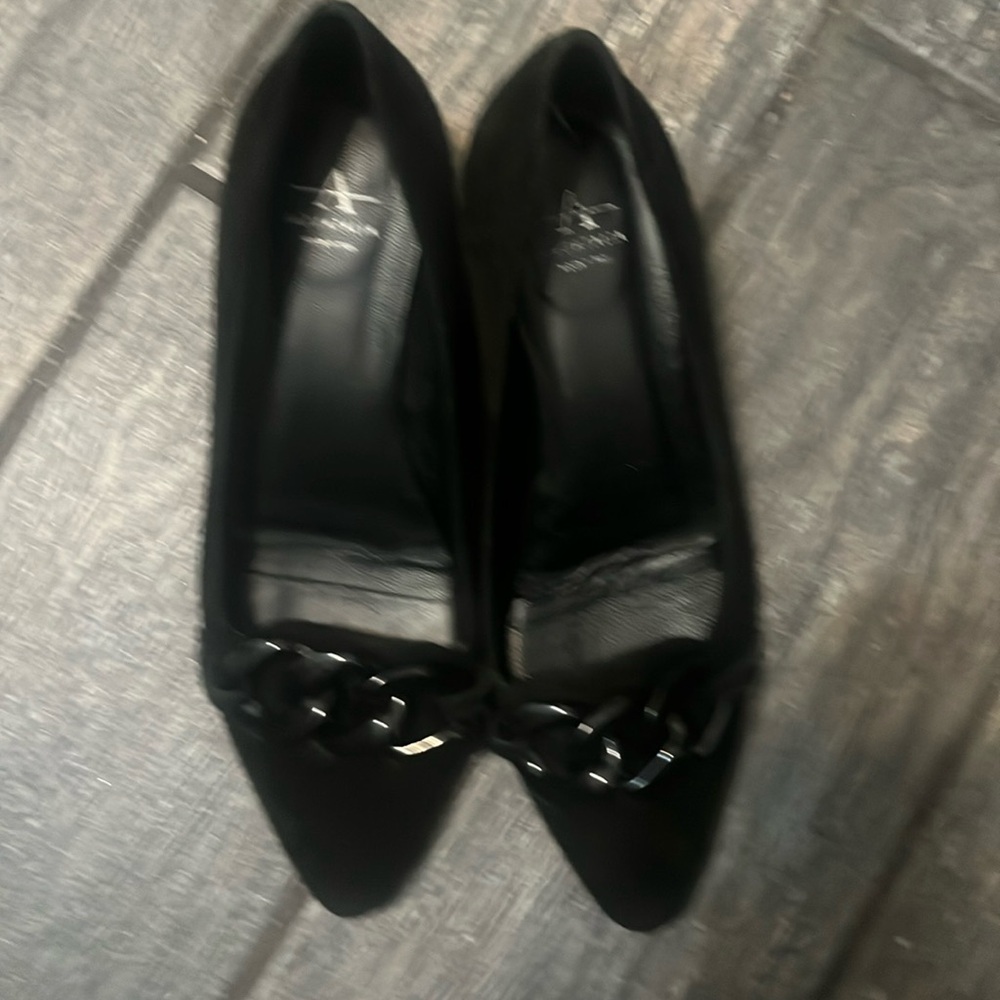 Black Suede Pumps - image 1